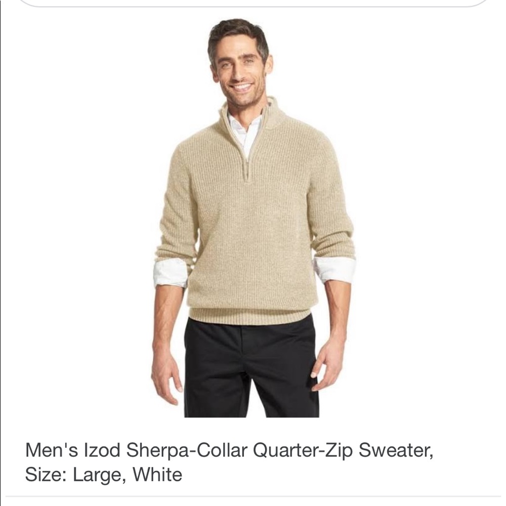 Izod cotton blend sweater nwt from smoke free home